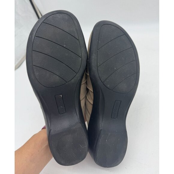 Croft & Barrow Womens Charity Clogs Shoes Size 10M Taupe Slip On Mules Workwear - Picture 12 of 13